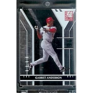 Buy 2004 Donruss Elite Extra Garrett Anderson Anaheim Angels Baseball Card #3 - Mint Condition - In...