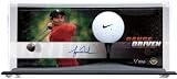 Tiger Woods Signed Range Used Golf Ball Display UDA