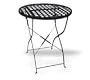 DC America WIT108, Soho Round Wrought Iron Table with Mesh Top