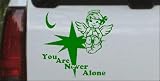 You Are Never Alone Guardian Angel Christian Car Window Wall Laptop Decal Sticker all sizes