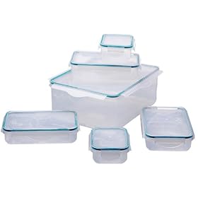 JML V1204 Lock and Seal 6 Piece Container Set
