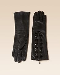 Jeweled Leather Glove