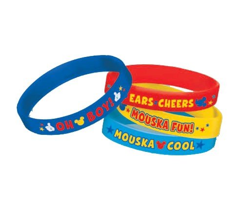 Disney Mickey's Clubhouse Rubber Wristbands 4 Pack reduced price Disney Mickey's Clubhouse Rubber Wristbands 4 Pack reduced price