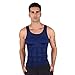 HOTER Mens Body Shaper Slimming Vest, Men's Compression Base Layer Slim Compression Muscle Tank Shapewear