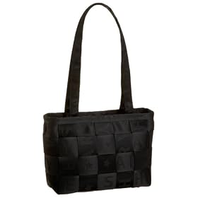 HARVEYS Seat Belt Bag Medium Zip Tote, Black,