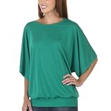 Juniors' Xhilaration Banded Dolman Top - Ultramarine