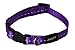 Rogz Utility Small 3/8-Inch Reflective Nitelife Dog Collar, Purple