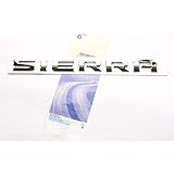 Yoaoo&reg; 1x OEM Chrome Sierra Nameplate Alloy Letter Emblem Badge Glossy for Chevrolet Gm 2500HD 3500HD Sierra