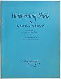 Handwriting sheets
