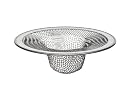 Danco 88821 2-3/4-Inch Tub Mesh Strainer, Stainless
