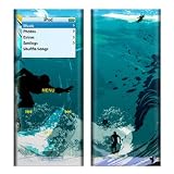 Hit The Waves Design Decal Skin Sticker for Apple iPod nano 2G (2nd Generation) 2GB/ 4GB/ 8GB Player