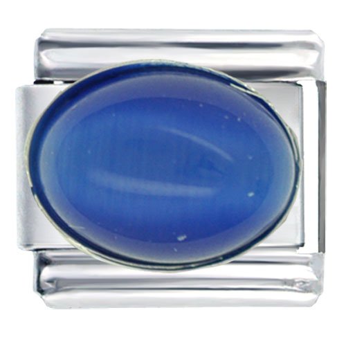 Blue Lapis Lazuli Italian Charms Bracelet Link