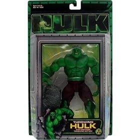 THROWING HULK ACTION FIGURE  MARVEL