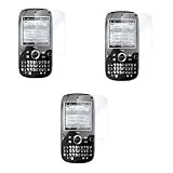 Durable Clear Reusable LCD Screen Protector- 3 Pack for Palm Treo Pro 850 Smartphone