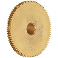 Brass Pinion Gear 64P 20 Deg Pressure Angle 56Teeth x .188" Bore x .875" Pitch Dia