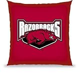 Biederlack NCAA Arkansas Toss Pillow