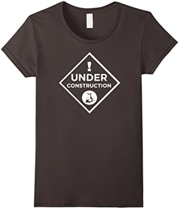 Women's I under construction shirt - Fitness shirt XL Asphalt