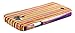 SunSmart Natural Handmade Hard Wood Bamboo Case Cover for Samsung Galaxy S4 IV with Free Screen Protector (Colourful Stripe)