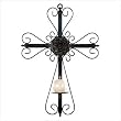Wall Mounted Cross Candle Holder