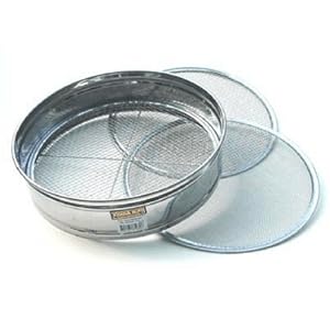 4pc Soil Sieve Set, Stainless Steel 12 diameter by Joshua Roth Limited