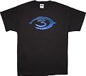 Halo Blue Circle 3 Black Mens T-Shirt