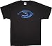 Halo Blue Circle 3 Black Mens T-Shirt