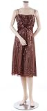 BCBG CHAI SEQUINS TWISTED FRONT TULLE DRESS NEW M by 