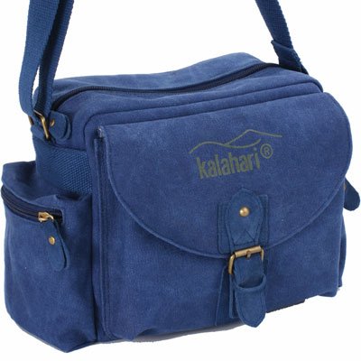 Kalahari K-41 Molopo Schultertasche f&uuml;r Spiegelreflex Systemkamera blau Preisvergleich