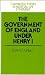 The Government of England under Henry I (Cambridge Studies in Medieval Life and Thought: Fourth Series)