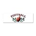 42 x 14 Wall Vinyl Sticker Football Mom with Ivy