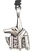Egyptian Anubis Pharoah Pewter Pendant Necklace
