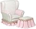 Angel Song Primrose Wingback Girl's Chair