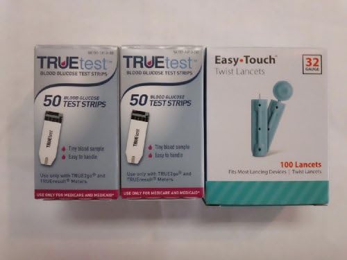 TRUETest Test Strips, 100 Count **With 32g Lancets**