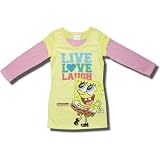 SpongeBob "Live, Love, Laugh long-sleeve nightgown for girls