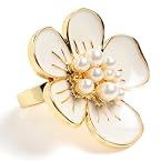 Amrita Singh Madeline Ring - White