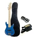 Austin Bazaar Kid's Mini Electric Guitar with Amp Combo - Blue