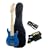 Austin Bazaar Kid's Mini Electric Guitar with Amp Combo - Blue