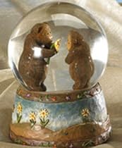 Boyds Bears Musical Water Globe For You #370435