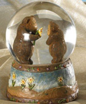Boyds Bears Musical Water Globe For You #370435