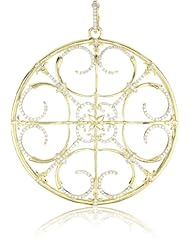 Katie Decker "Versailles" 18k Yellow Gold and Diamond Pendant Necklace