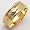 Mens 14k Yellow Gold Wide Corrib Claddagh Wedding Band - Size 9 - Made in Ireland