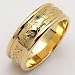 Mens Wide Corrib Claddagh Wedding Band - Made in Ireland
