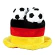 ***Fu�ballhut Deutschland, Zylinder mit Fu�b�llen***
