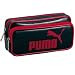PUMA エナメルダブルペンケース 紺