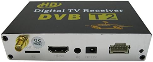 JJY Mobile Car Digital TV DVB-T2 H2.64 Tuner HD BOX Receiver with Double Tuner