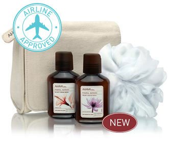 AHAVA Dead Sea Botanic Bliss Body Wash Travel Kit Gift NEW!