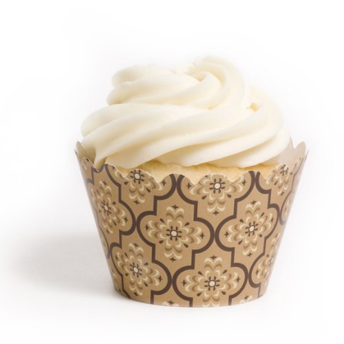 Dress My Cupcake Moroccan Dusk Cupcake Wrappers, Set of 12 - Tower, Dessert Decorations, Thanksgiving Liners, Display
