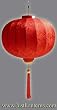Red Vietnamese Silk Lantern