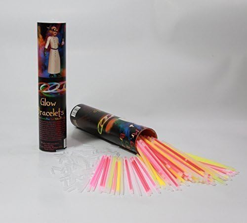 Glow Sticks with connectors (100 pcs), Mr Gloz, Make Bracelets or Necklaces