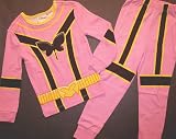 Disney's PINK POWER RANGERS long PJ PALS costume size 6